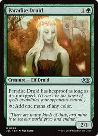 Paradise Druid - Foundations Jumpstart - Magic: The Gathering card