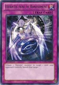 Hieratic Seal of Banishment - Galactic Overlord - YuGiOh card