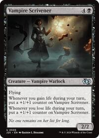 Vampire Scrivener - Foundations Jumpstart - Magic: The Gathering card
