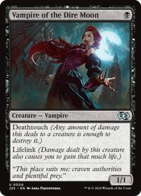 Vampire of the Dire Moon - Foundations Jumpstart - Magic: The Gathering card