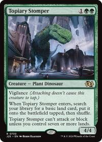 Topiary Stomper - Foundations Jumpstart - Magic: The Gathering card