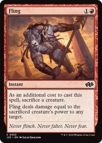 Fling - Foundations Jumpstart - Magic: The Gathering card