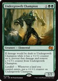 Undergrowth Champion - Foundations Jumpstart - Magic: The Gathering card