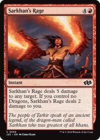 Sarkhan's Rage - Foundations Jumpstart - Magic: The Gathering card