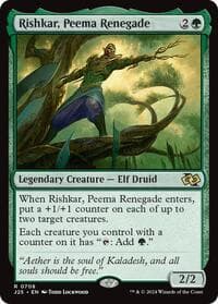 Rishkar, Peema Renegade - Foundations Jumpstart - Magic: The Gathering card