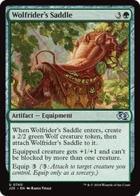 Wolfrider's Saddle - Foundations Jumpstart - Magic: The Gathering card