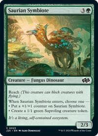 Saurian Symbiote - Foundations Jumpstart - Magic: The Gathering card