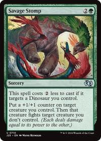 Savage Stomp - Foundations Jumpstart - Magic: The Gathering card