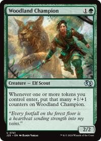 Woodland Champion - Foundations Jumpstart - Magic: The Gathering card