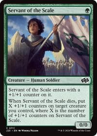 Servant of the Scale - Foundations Jumpstart - Magic: The Gathering card