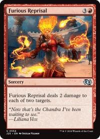 Furious Reprisal - Foundations Jumpstart - Magic: The Gathering card