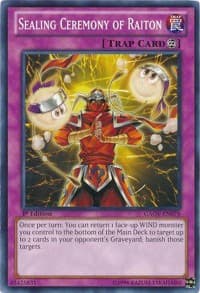 Sealing Ceremony of Raiton - Galactic Overlord - YuGiOh card