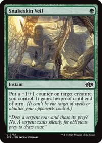 Snakeskin Veil - Foundations Jumpstart - Magic: The Gathering card