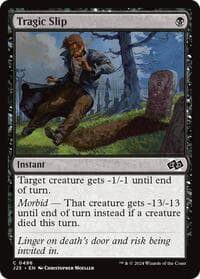 Tragic Slip - Foundations Jumpstart - Magic: The Gathering card