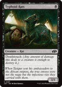 Typhoid Rats - Foundations Jumpstart - Magic: The Gathering card