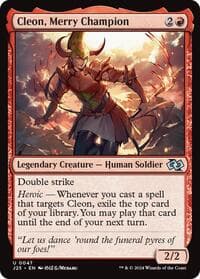 Cleon, Merry Champion (Anime) - Foundations Jumpstart - Magic: The Gathering card
