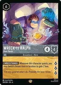 Wreck-It Ralph - Ham Hands - Azurite Sea - Disney Lorcana card