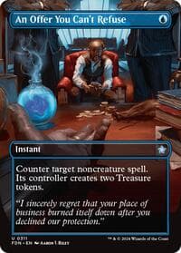 An Offer You Can't Refuse (Borderless) - Foundations - Magic: The Gathering card