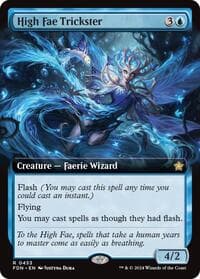 High Fae Trickster (Extended Art) - Foundations - Magic: The Gathering card