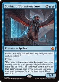 Sphinx of Forgotten Lore - Foundations - Magic: The Gathering card