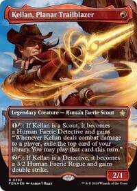 Kellan, Planar Trailblazer (Borderless) (Mana Foil) - Foundations - Magic: The Gathering card