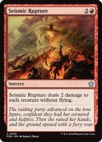 Seismic Rupture - Foundations - Magic: The Gathering card