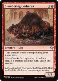 Slumbering Cerberus - Foundations - Magic: The Gathering card