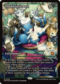 Doubling Season (Showcase) - Foundations - Magic: The Gathering card