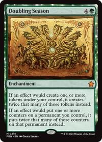 Doubling Season - Foundations - Magic: The Gathering card