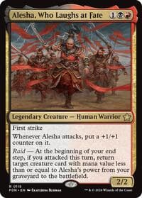Alesha, Who Laughs at Fate - Foundations - Magic: The Gathering card