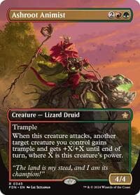 Ashroot Animist (Borderless) - Foundations - Magic: The Gathering card
