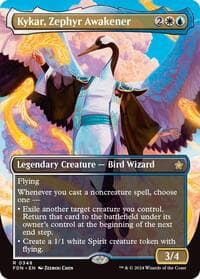 Kykar, Zephyr Awakener (Borderless) - Foundations - Magic: The Gathering card