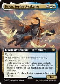 Kykar, Zephyr Awakener (Extended Art) - Foundations - Magic: The Gathering card