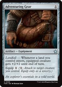 Adventuring Gear - Foundations - Magic: The Gathering card