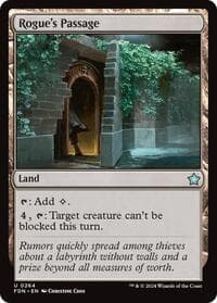 Rogue's Passage - Foundations - Magic: The Gathering card