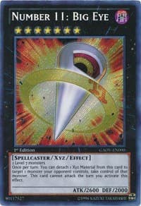 Number 11: Big Eye - Galactic Overlord - YuGiOh card