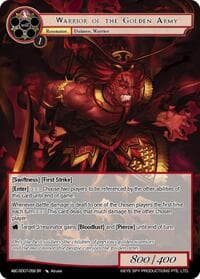 Warrior Of The Golden Army (ABC-SD07-059) - ABC Duel Decks - Force of Will card