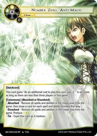 Number Zero, Anti-Magic - ABC Duel Decks - Force of Will card