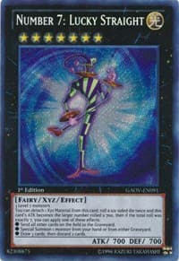 Number 7: Lucky Straight - Galactic Overlord - YuGiOh card