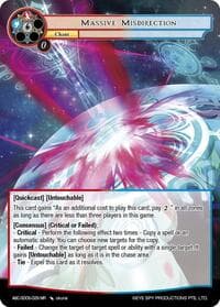 Massive Misdirection - ABC Duel Decks - Force of Will card