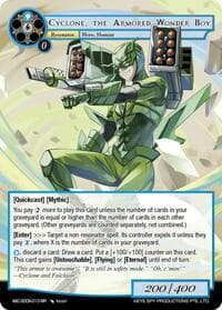 Cyclone, the Armored Wonder Boy (ABC-SD08-013) - ABC Duel Decks - Force of Will card