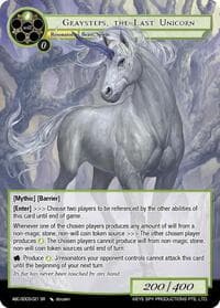 Graysteps, The Last Unicorn (ABC-SD03-021) - ABC Duel Decks - Force of Will card