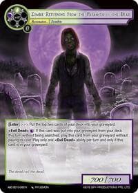 Zombie Returning From The Paramita Of The Dead - ABC Duel Decks - Force of Will card