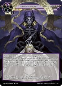 Commandments Of The Lich (ABC-SD10-009) - ABC Duel Decks - Force of Will card