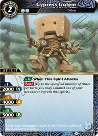Cypress Golem - Generational Link - Battle Spirits Saga card