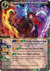 Dragon Warlord Skyfall Owari - Generational Link - Battle Spirits Saga card