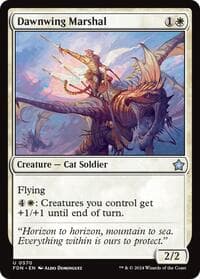 Dawnwing Marshal - Foundations - Magic: The Gathering card