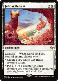 Felidar Retreat - Foundations - Magic: The Gathering card