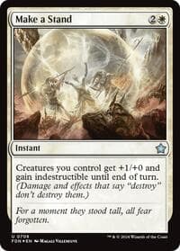 Make a Stand - Foundations - Magic: The Gathering card