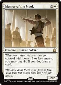 Mentor of the Meek - Foundations - Magic: The Gathering card